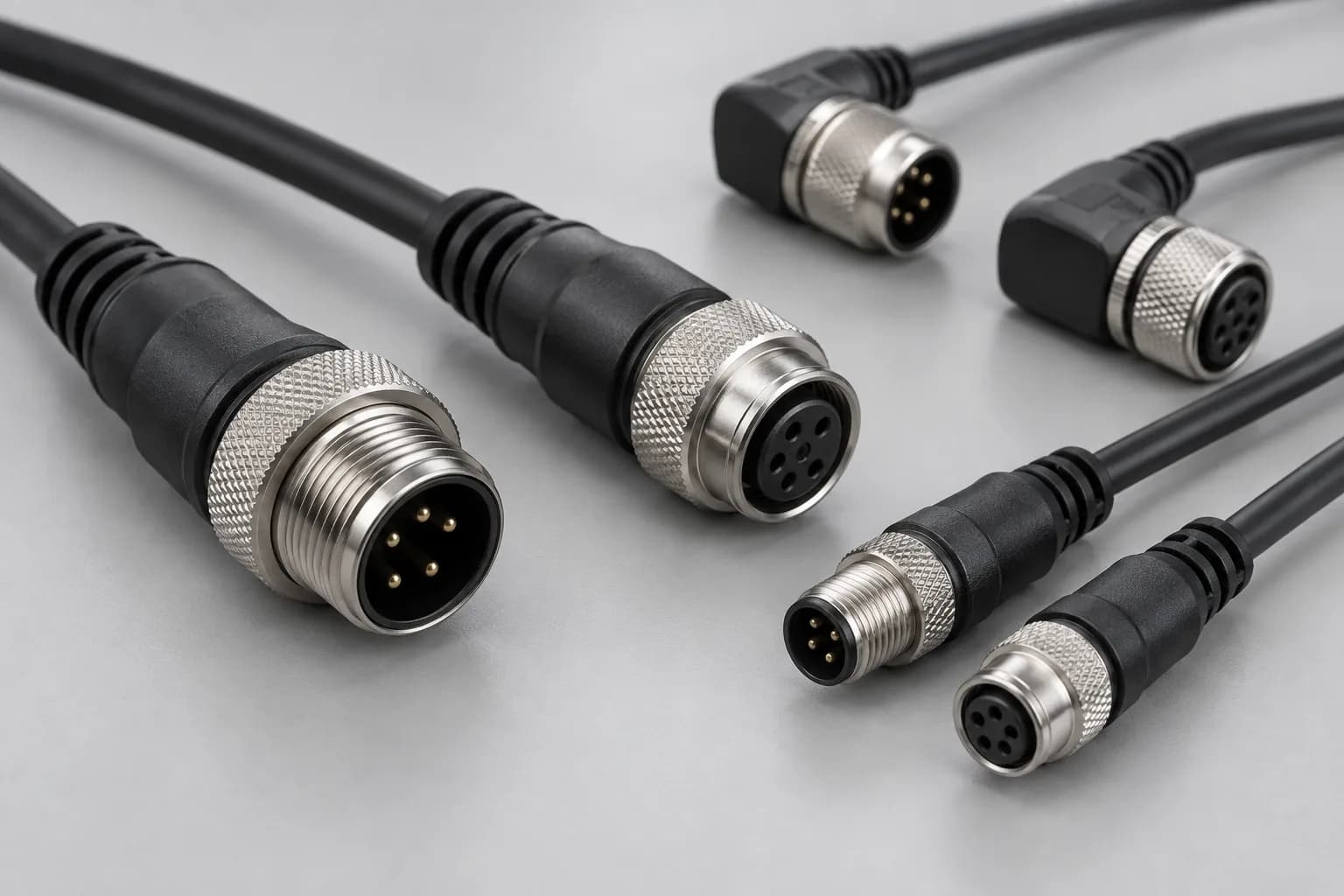 Industrial M12 cordset